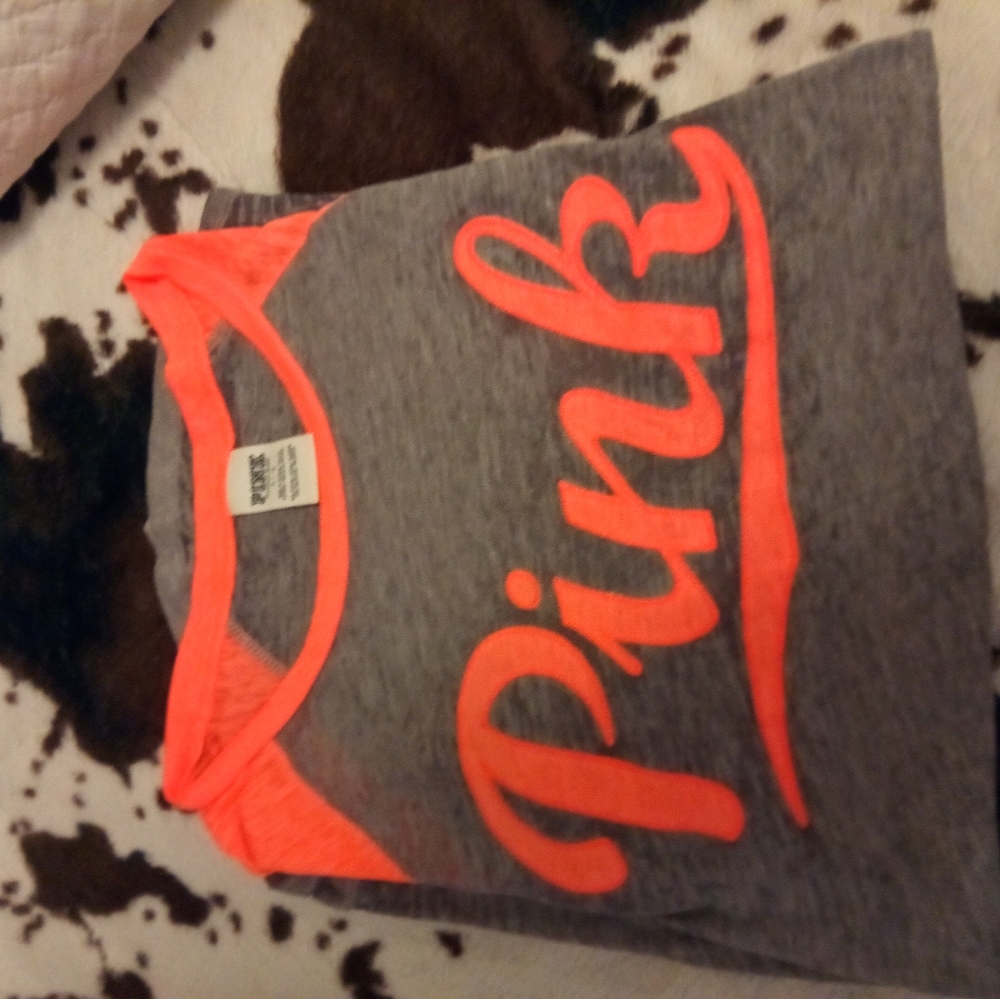 Women's long sleeve pink lightweight t-shirt
